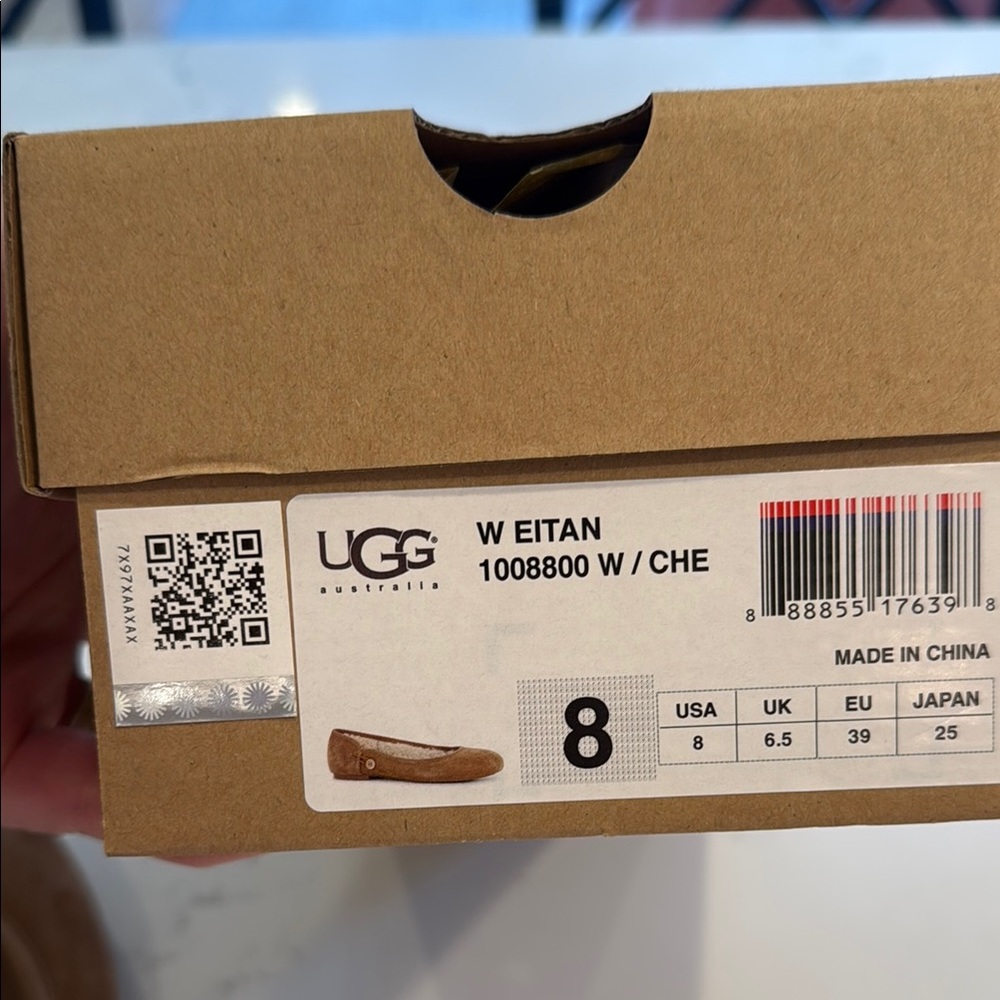 UGG Tan Suede Ballet Flats - Picture 6 of 8